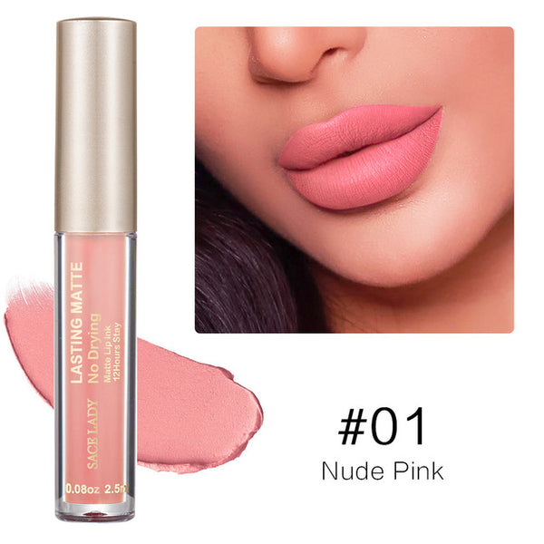 NEW 23 Colors Liquid Lipstick Makeup Non Drying Matte Lip Stick Long Lasting