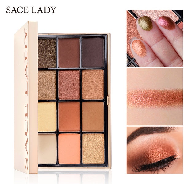 SACE LADY Eyeshadow Palette Makeup Glitter Eye Shadow Pallete Professional Matte Shadow Make Up High Pigment Nude Cosmetic