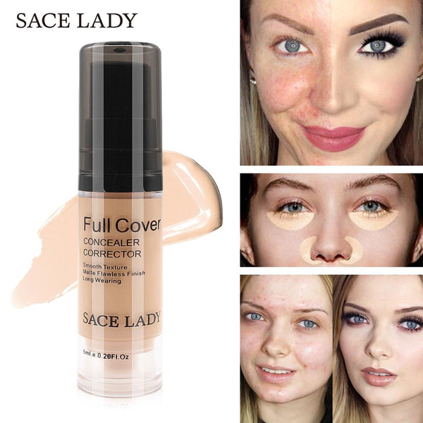 Full Cover 8 Colors Liquid Concealer Makeup 6ml Eye