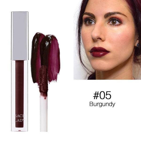 SACE LADY Glitter Lip Lacquer Makeup Beauty Shine Lip Gloss Make Up Smooth Shimmer Lipgloss Sexy