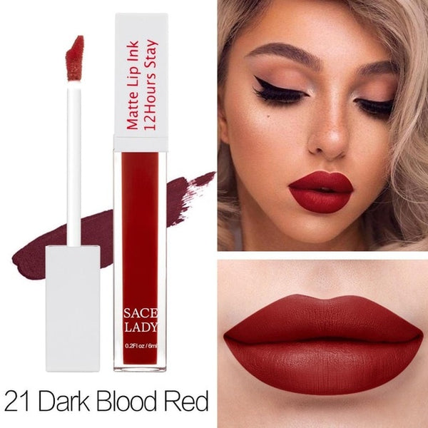 Matte Lipstick Makeup 23 Color Long Lasting Liquid Lip Stick Nude Lip Tint Make Up