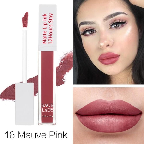 Matte Lipstick Makeup 23 Color Long Lasting Liquid Lip Stick Nude Lip Tint Make Up