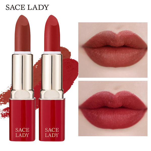 Matte Lipstick Waterproof Makeup Professional Nude Lip Stick Long Lasting Make Up