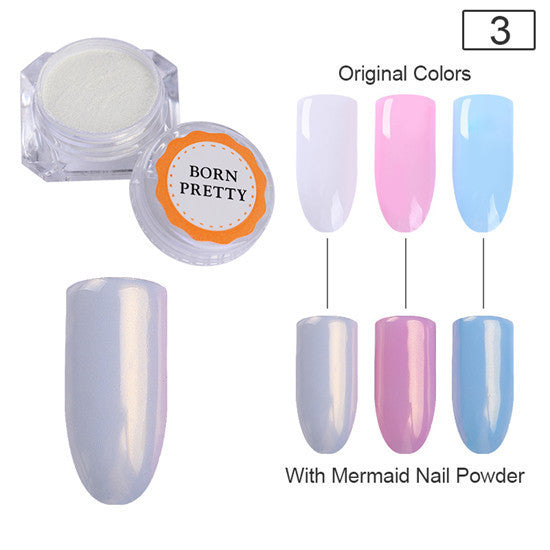 Shimmer Pearl Nail Glitter Pigment Shining Shell Glimmer Powder Dust Manicure Nail Decoration