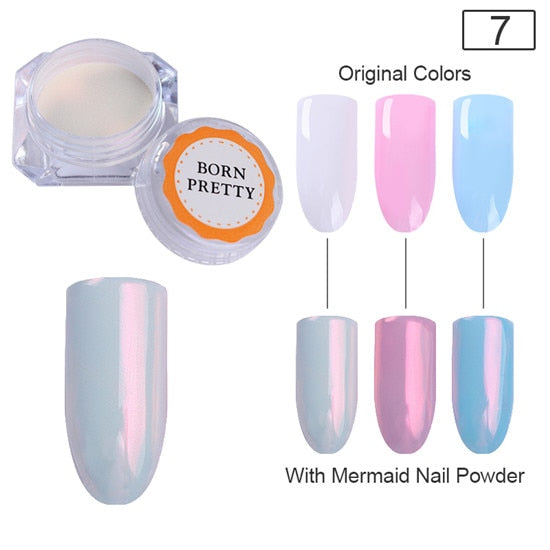 Shimmer Pearl Nail Glitter Pigment Shining Shell Glimmer Powder Dust Manicure Nail Decoration