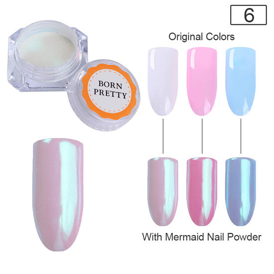 Shimmer Pearl Nail Glitter Pigment Shining Shell Glimmer Powder Dust Manicure Nail Decoration