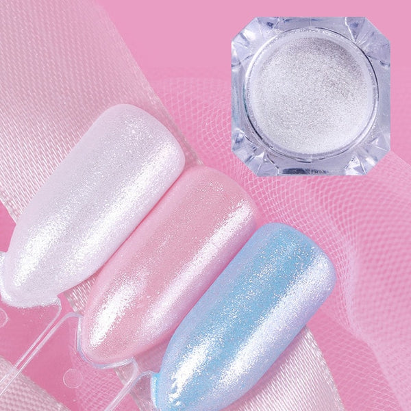 Shimmer Pearl Nail Glitter Pigment Shining Shell Glimmer Powder Dust Manicure Nail Decoration