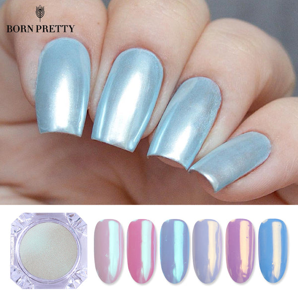 Shimmer Pearl Nail Glitter Pigment Shining Shell Glimmer Powder Dust Manicure Nail Decoration