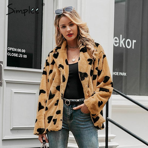 New warm coat women winter casual