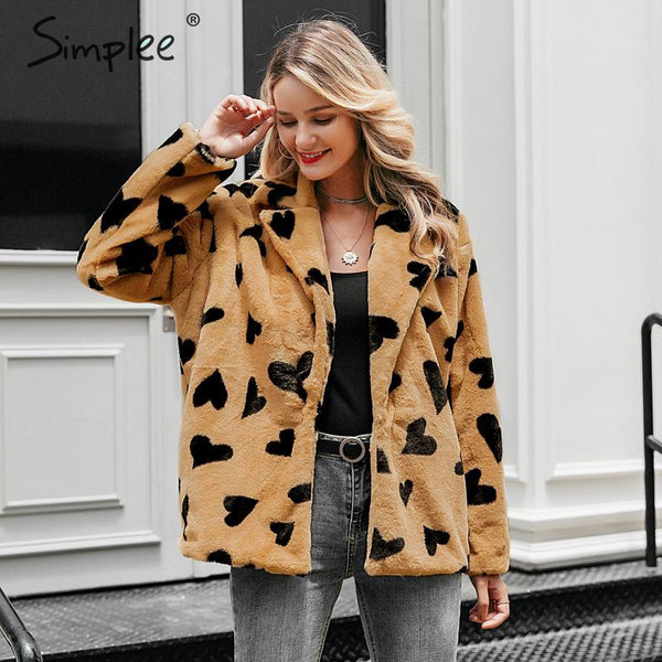 New warm coat women winter casual