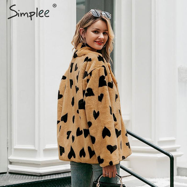 New warm coat women winter casual