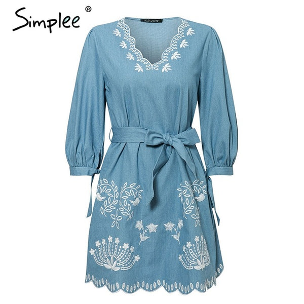 Summer v neck  dress women