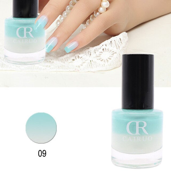 Vernis à ongles brillant parfait 12 ml vernis à ongles beauté séchage rapide couleur température changée vernis à ongles 26 couleur merveilleuse