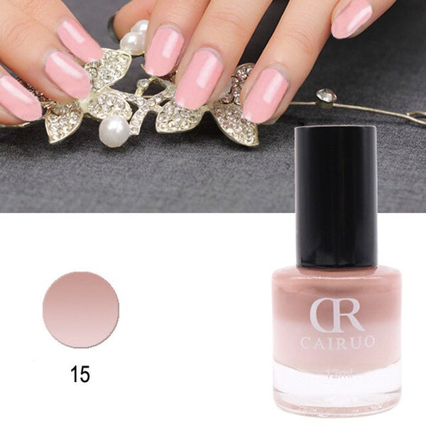 Vernis à ongles brillant parfait 12 ml vernis à ongles beauté séchage rapide couleur température changée vernis à ongles 26 couleur merveilleuse