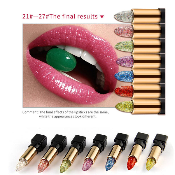 Waterproof Long Lasting Lipsticks Women's Fashion Lip Stick Lip Gloss Lipstick Temperature Color Change Lip Moisturizing Care