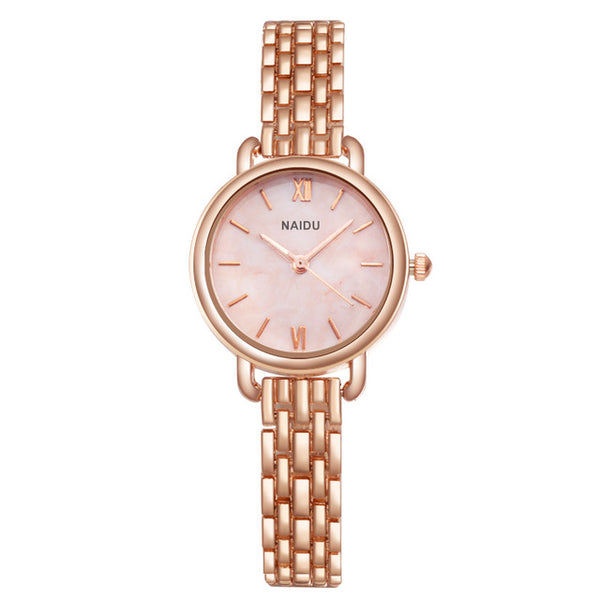 Women Watches New  Rose gold Silver Ladies Bracelet Watch