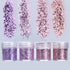 1 Box Pink Purple Shiny Nail Glitter Powder 10ml Hexagon Shape Powder Nail Dust Tips Nail Art Decoration