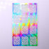 1 Sheet Irregular Pattern Nail Vinyls Rose Manicure Nail Art Stencil Stickers 12 Tips/Sheet