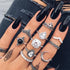 10 Pcs/set  Ring Set Women Party Jewelry Gifts