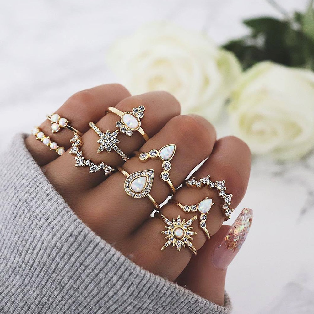 10 Pcs/set Women  Fashion Jewelry Accessories