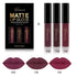 Lip Gloss 3PCS New Fashion Waterproof Matte Liquid Lipstick Cosmetic Sexy Lip Gloss Beauty Kit