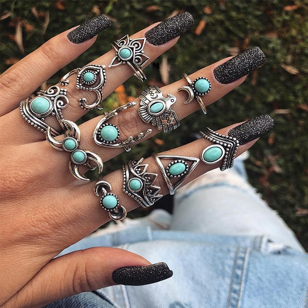11 Pcs/set Women  Fashion Jewelry Gifts