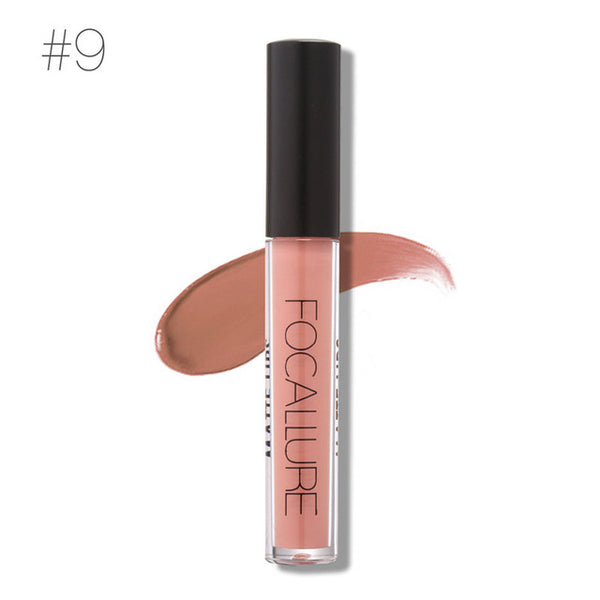 12 Colors Lick-stick Hot Waterproof smooth matte Elegant Lip Gloss Rouge Liquid Lipstick Long Lasting