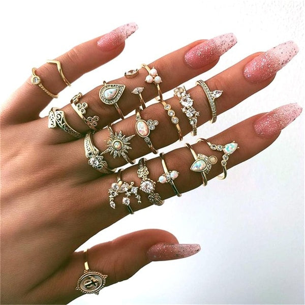 12 Pcs/set Ring Party Wedding Jewelry Gift