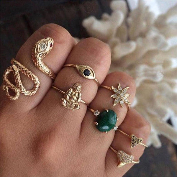 12 Pcs/set Ring Party Wedding Jewelry Gift