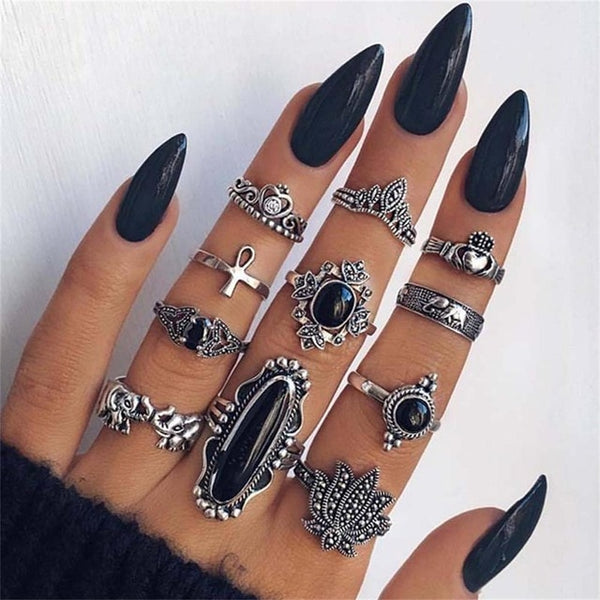 12 Pcs/set Ring Party Wedding Jewelry Gift