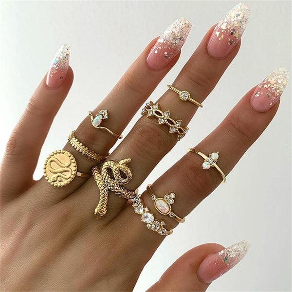 12 Pcs/set Ring Party Wedding Jewelry Gift