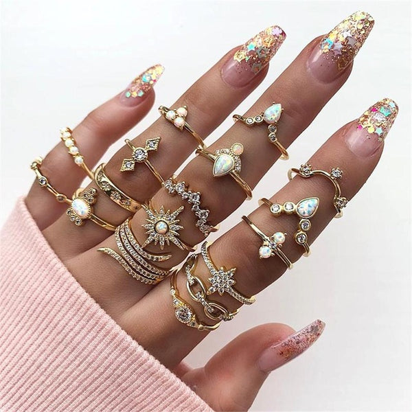 12 Pcs/set Ring Party Wedding Jewelry Gift