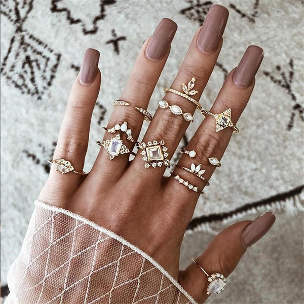 12 Pcs/set Ring Party Wedding Jewelry Gift