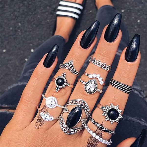 12 Pcs/set Ring Party Wedding Jewelry Gift