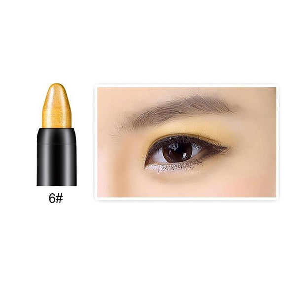15 couleurs surligneur fard à paupières crayon cosmétique paillettes ombre à paupières Eyeliner stylo beauté yeux maquillage #278651