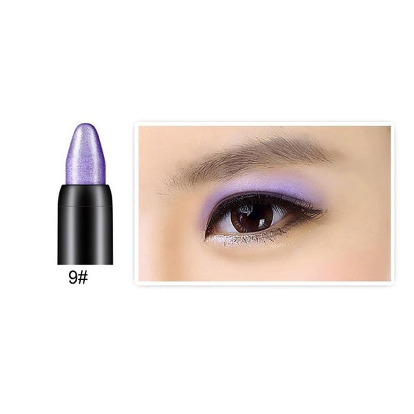 15 couleurs surligneur fard à paupières crayon cosmétique paillettes ombre à paupières Eyeliner stylo beauté yeux maquillage #278651