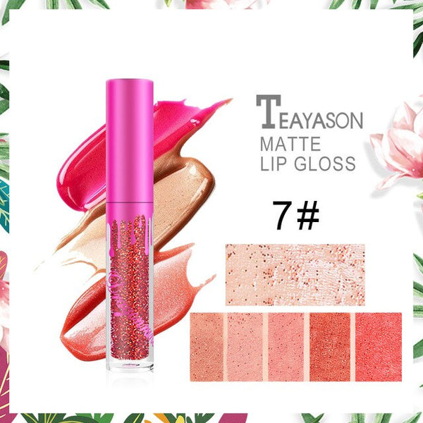 Women's Fashion Beauty Waterproof Long Lasting Lip Liquid Matte Lipstick Lip Gloss Makeup