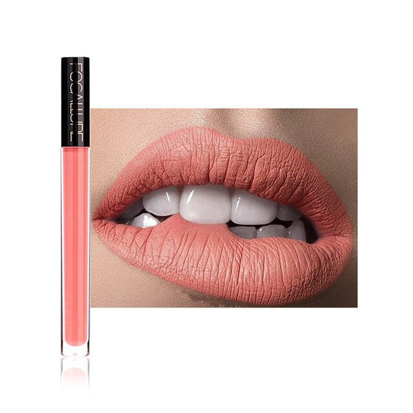 Women's Fashion New Fashion Lipstick Cosmetics Women Sexy Lips Matte Lip Gloss Party Lip Gloss