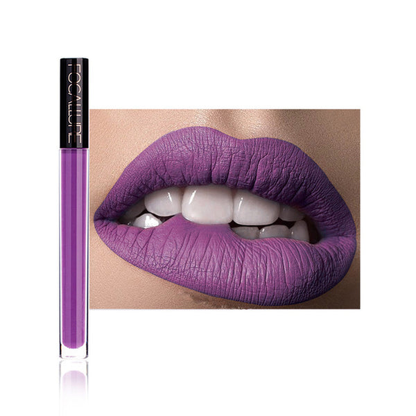 Women's Fashion New Fashion Lipstick Cosmetics Women Sexy Lips Matte Lip Gloss Party Lip Gloss