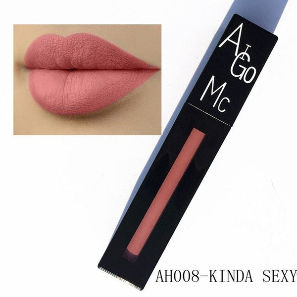 2019 Women's Fashion New Lipstick Cosmetics Women Sexy Lips Matte Lasting Lip Gloss Party