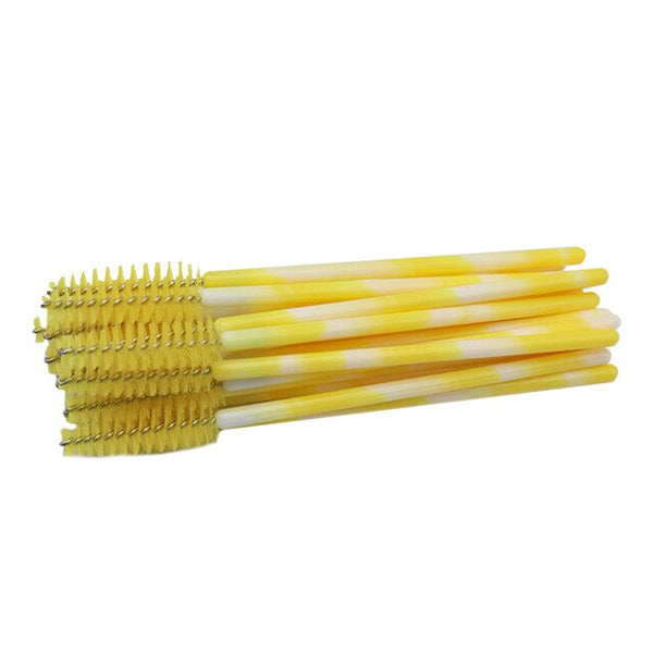 2018 offre spéciale jetable 50 pcs/paquet brosse de maquillage cils cils cils Mini baguettes de Mascara brosse outil d'extension de cils