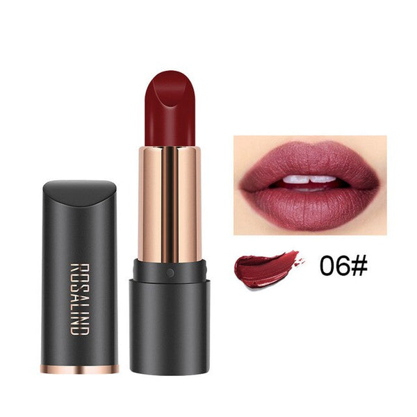 Bright Colors Matte Lipstick Elegant Velvet Matte Texture Fashion Waterproof Long Lasting Lipstick Cosmetic Sexy Lip Gloss