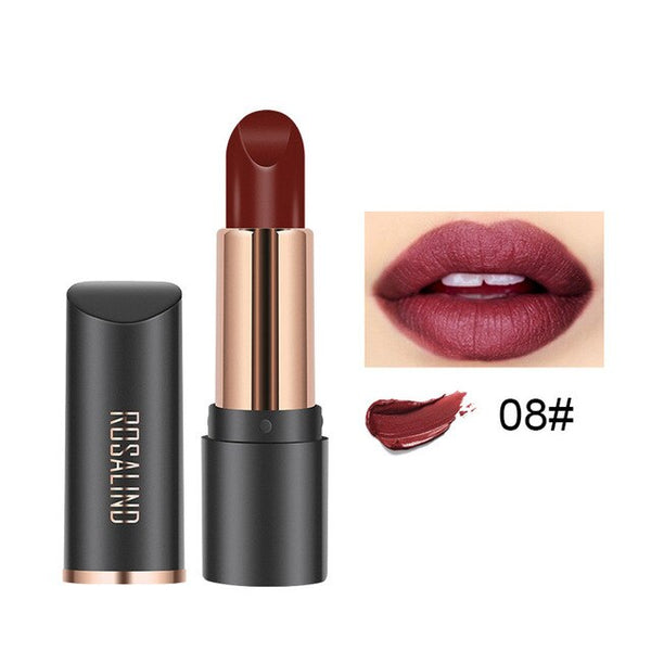 Bright Colors Matte Lipstick Elegant Velvet Matte Texture Fashion Waterproof Long Lasting Lipstick Cosmetic Sexy Lip Gloss