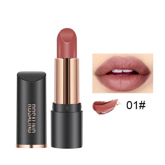 Bright Colors Matte Lipstick Elegant Velvet Matte Texture Fashion Waterproof Long Lasting Lipstick Cosmetic Sexy Lip Gloss