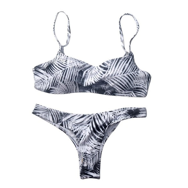 Women Solid Bikini Set