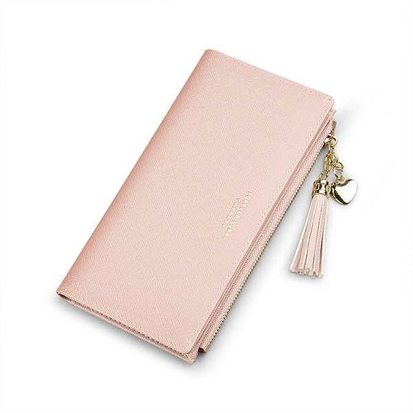 Wallet Women Long Cute Wallet Leather Tassel Women