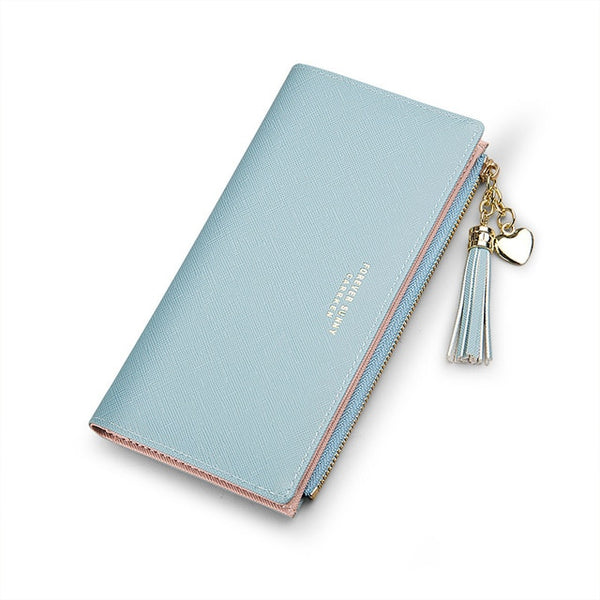 Wallet Women Long Cute Wallet Leather Tassel Women