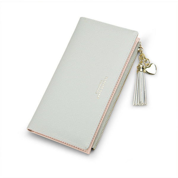 Wallet Women Long Cute Wallet Leather Tassel Women