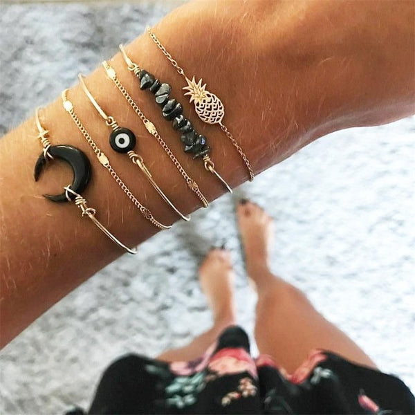 21 Style Women Fashion  Bracelet Set