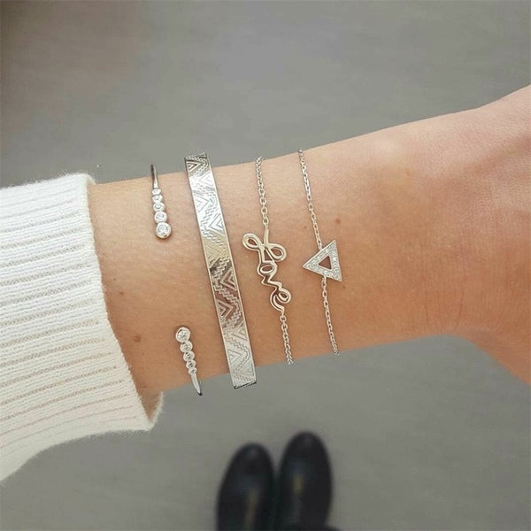 21 Style Women Fashion  Bracelet Set